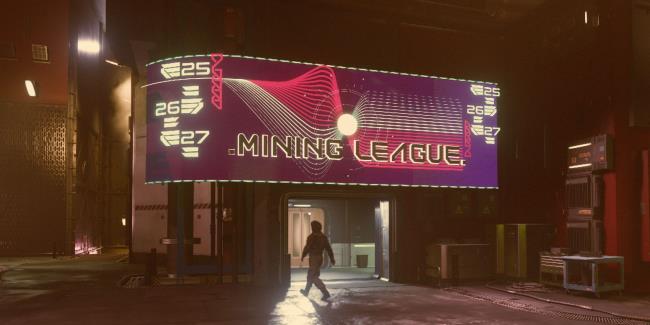 Starfield Mining League In Neon